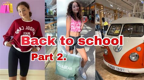 Back To School Part Nakupujem Oble Enie Do Koly Youtube