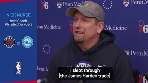 76ers Coach Slept Through Harden Trade Video Dailymotion