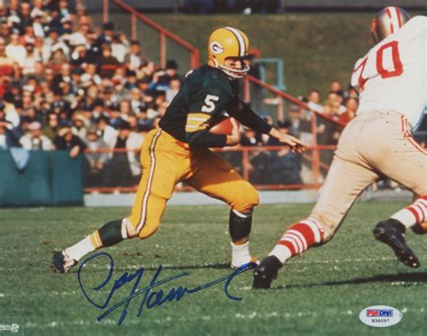 Paul Hornung Signed Green Bay Packers 8x10 Photo PSA COA Pristine