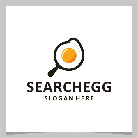 Inspiration logo design egg with magnifying glass logo. Premium vector ...