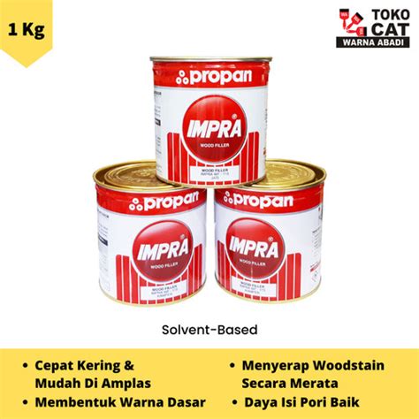 Jual Impra Melamine Woodfiller Jati Putih 1 Kg Jakarta Barat Toko