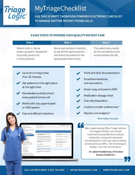 My Triage Checklist Pdf X Triagelogic Remote Nurse Triage