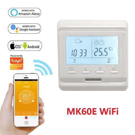 Minco Heat Programowalny Termostat Tuya Inteligentne Wifi Podgrzewany