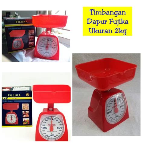 Jual Timbangan Dapur Fujika 2kg Kitchen Scale Timbangan Kue Analog