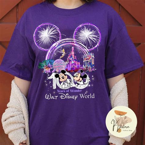 Disney 100 Years Of Wonder Shirt, 100th Disney Anniversary S - Inspire ...