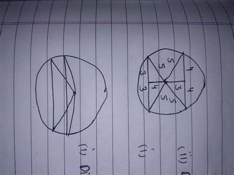 Ce Find Out The Radius Of The Circle Of Radius Cm Ab And Cd Are Two