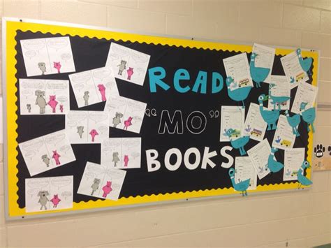 My Class Bulletin Board After Our Mo Willems Author Study Elephant And