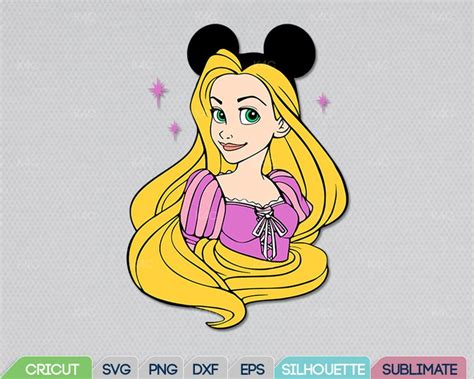 Rapunzel Tangled Svg