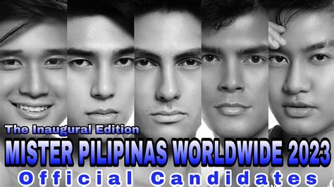 Mister Pilipinas Worldwide Official Candidates The Inaugural