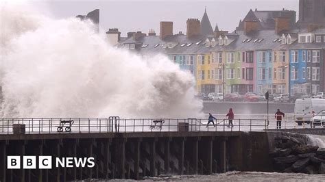 Storm Dennis Brings Heavy Rain And Flooding To Wales BBC News