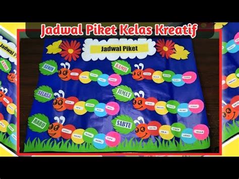 Cara Membuat Jadwal Piket Kelas Jadwal Pelajaran Class Wall