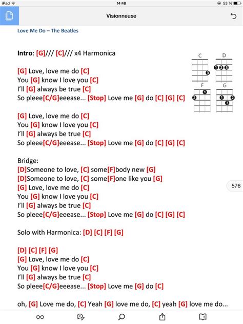 Love Me Do Guitar Chords