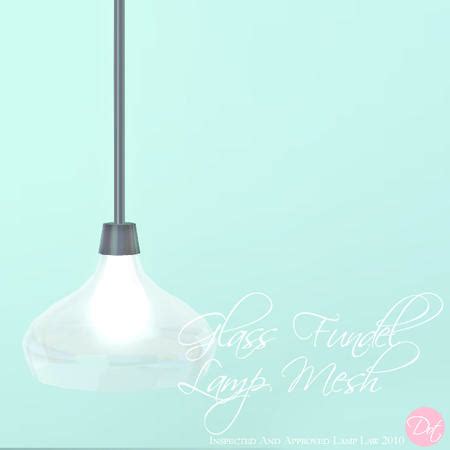 The Sims Resource Glass Fundel Ceiling Lamp Mesh