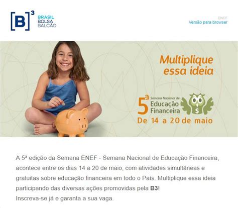 Semana Nacional Da Educação Financeira