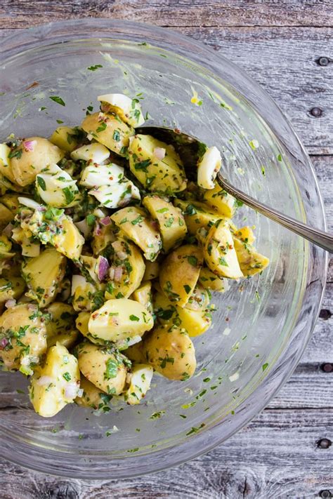 This Honey Mustard Potato Salad Can Be Served Warm Or Cold But The Best