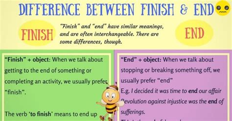 finish      finish   examples