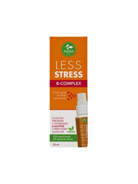 Green Lab Less Stress Sprej Ml Tvornica Zdrave Hrane