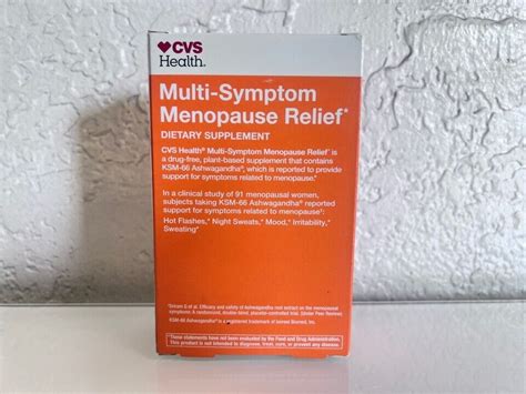 Cvs Health Multi Symptom Menopause Relief 60 Capsules Exp 09 2024 Ebay