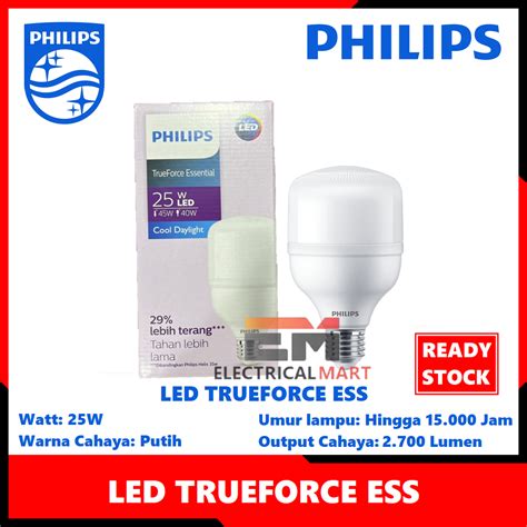 Jual Lampu Led Philips Trueforce Ess W Putih Cdl W Watt Watt