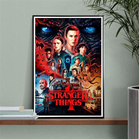 Stranger Things Poster Season 4 2022 โปสเตอร์ สเตรนเจอร์ ธิงส์ ซีซั่น 4 ขนาด 33x48 Cm มีสินค้า