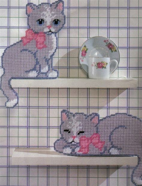 Curious Kittens 15 Plastic Canvas Patterns Plastic Canvas Crafts