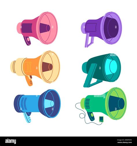 Megaphone Loudspeaker Bullhorn For Communication Attention Announcement Talk Audio Equipment