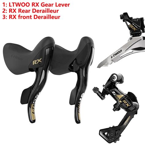 Ltwoo X Speed Road Bike Groupset Rx Carbon Fiber Shifter Rear