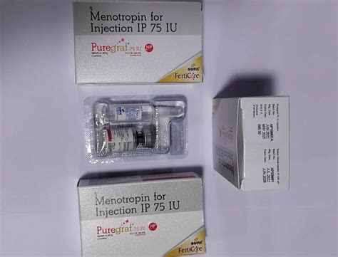 Menotropin Hmg 75 Iu Injection Packaging Size 1 Vial At Rs 880 Piece