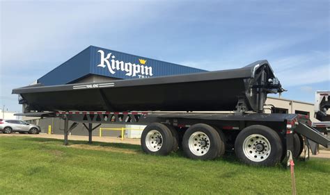 Side Dump Trailers Available At Kingpin Trailers - Kingpin Trailers LTD.