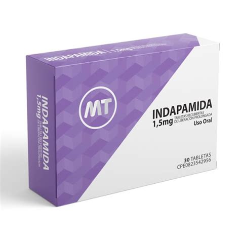Para Que Serve O Medicamento Indapamida - Indapamida 1,5 mg MT Global Care Caja x 30 Tabletas