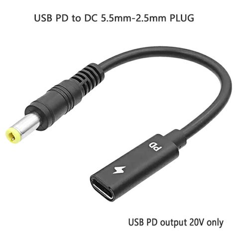 Usb Pd Dc Usb Type C Dc Mm Mmusb