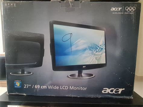 Acer 27 Inch H274HL LED LCD Desktop Monitor Fully Working All Cables