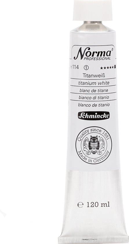 Schmincke Norma Professional Olieverf 35ml Titanium White 114 120ml