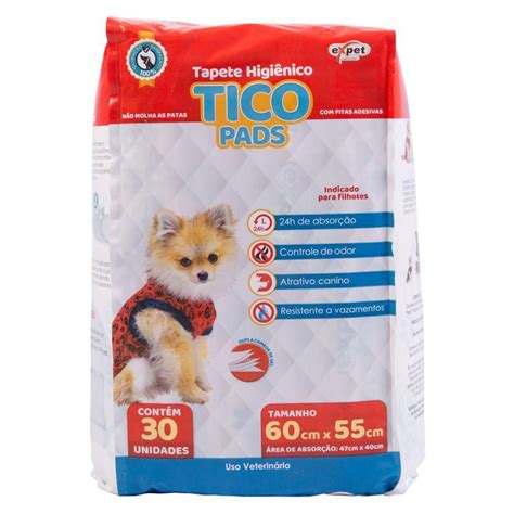 Tapete Higiênico Tico Pads c 30 para Cães na My Pet Brasil