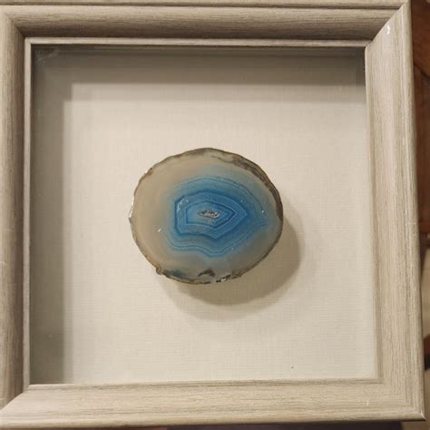 Framed Agate Slice Etsy