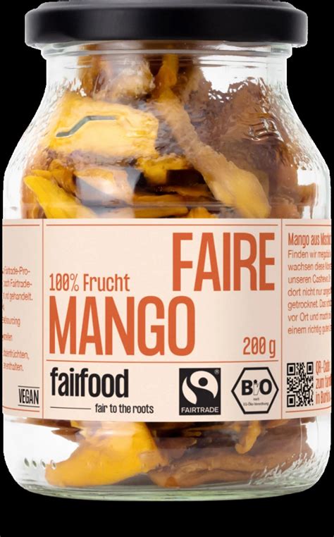 Mangos Getrocknet natürlich Bio Fairplace