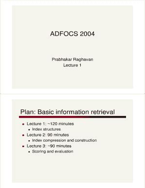 Fillable Online Mpi Inf Mpg ADFOCS 2004 Plan Basic Information