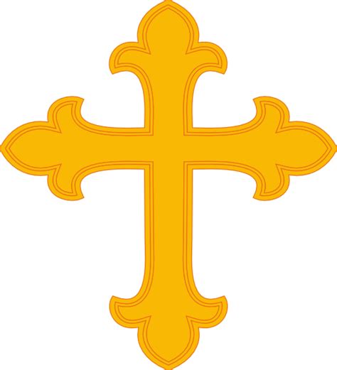 Gold Cross Clip Art At Vector Clip Art Online Royalty Free