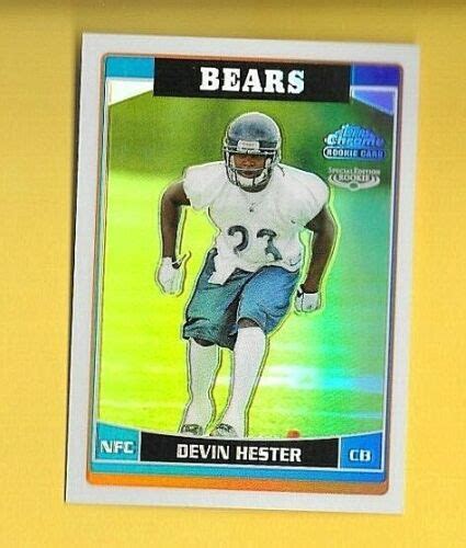 DEVIN HESTER 2006 TOPPS CHROME REFRACTOR SPECIAL EDITION ROOKIE 252