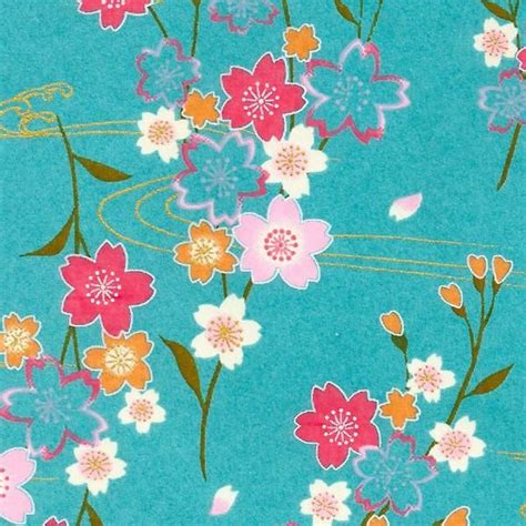 Papier Japonais Yuzenwashi Chiyogamigrammage Gs Rigraphie Fleurs De