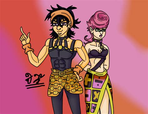 Narancia Ghirga and Trish Una [Fanart] : r/StardustCrusaders