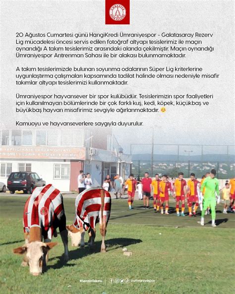 HangiKredi Ümraniyespor on Twitter Kamuoyu ve hayvanseverlere