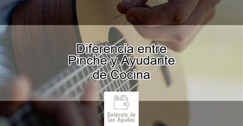 Diferencia Entre Pinche Y Ayudante De Cocina Actualizado Enero