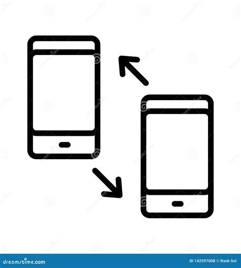 Dialed and Received Calls Isolated Vector Icon Which Can Easily Modify