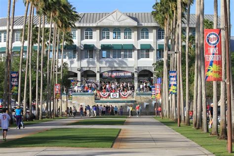 hammond stadium fort myers stock   royalty  stock