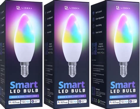 Lideka Slimme Led Smart Lampen E Set Van Rgbw Met App