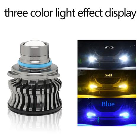 Eurs Led Car Head Light H7 H11 Hb3 Hb4 Led Laser Lens Fog Light H8 H9 Led Spotlight Work Light