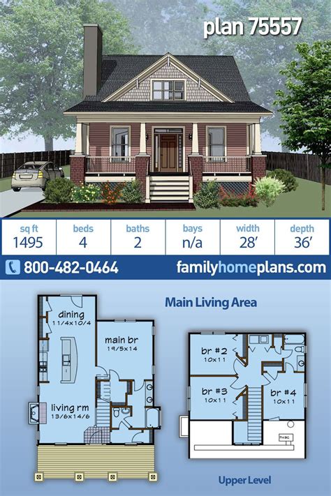 House Plan 75557 Craftsman Style House Plans House Plans Farmhouse Country House Plans Modern