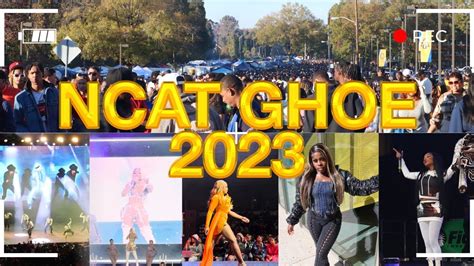 Hbcu Homecoming Ncat Ghoe Vlog Pep Rally Step Show Concert W