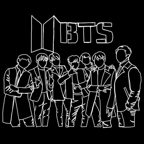 Entry 43 By Jil999 For Bts Embroidery Line Art Freelancer